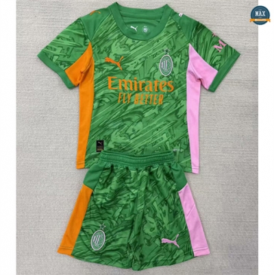 Max Maillots AC Milan Enfant Gardien de but Vert 2025/26