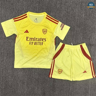 Max Maillot Arsenal Enfant Gardien de but Jaune 2025/26