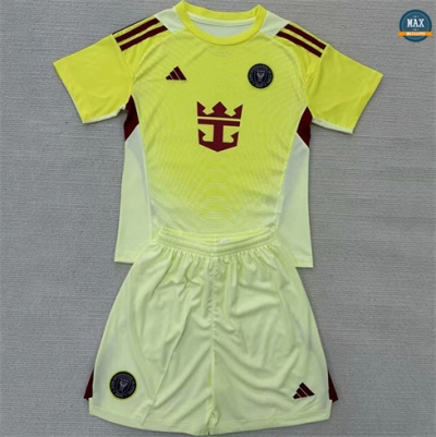 Max Maillot Inter Miami Enfant Gardien De But Jaune 2025/26