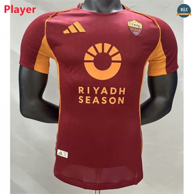 Max Maillots AS Roma Player Domicile 2025/26