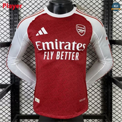 Max Maillot Arsenal Player Domicile Manche Longue 2025/26