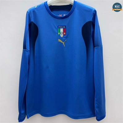 Max Maillot Retro 2006 Italie Domicile Manche Longue