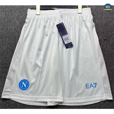 Maillot Foot Naples Shorts Blanc 2025/26