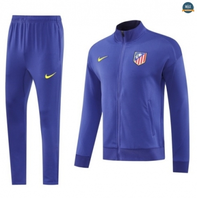Maxmaillots Veste Survetement Atletico Madrid 2025/26 bleu violet Pas Cher
