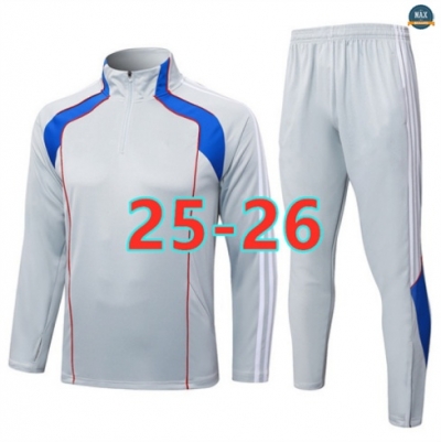 Maxmaillots Survetement Bayern Munich 2025/26 Gris/Bleu discout