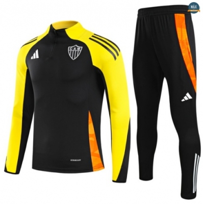 Maxmaillots Survetement Enfant Atletico Mineiro 2025/26 Noir/Jaune/Orange Pas Cher