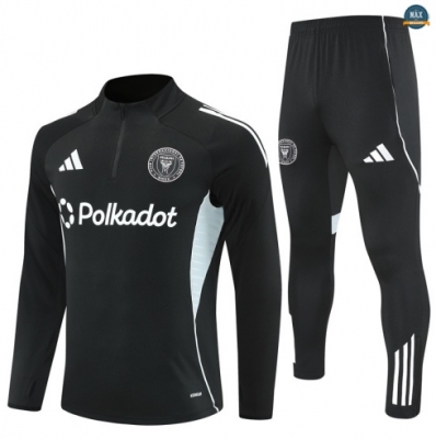 Maxmaillots Survetement Inter Miami 2025/26 Noir/Blanc Online