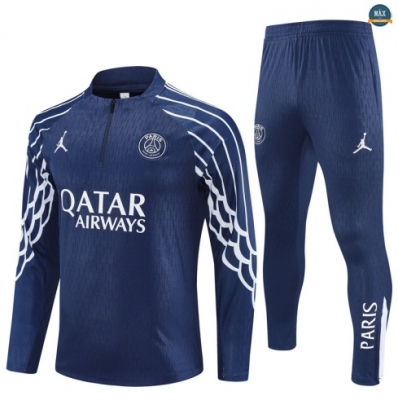 Maxmaillots Survetement PSG 2025/26 Bleu Marin Pas Chere