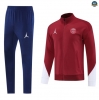 Maxmaillots Veste Survetement PSG 2025/26 Rouge/Bleu/Blanc Pas Chere