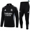 Maxmaillots Survetement Real Madrid 2025/26 Noir/Blanc/Gris Pas chèr