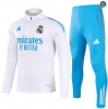 Maxmaillots Survetement Real Madrid 2025/26 Blanc/Bleu discout