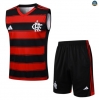 Maxmaillots Training Flamengo Ensemble Short Débardeur 2025/26 Rouge/Noir personnalisé