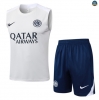 Maxmaillots Training Inter Milan Ensemble Short Débardeur 2025/26 Blanc/Bleu Marine personnalisé