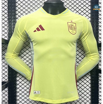 Max Maillots Player Version Espagne Exterieur Manche Longue 2024/25