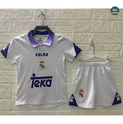 Max Maillot Retro 1997-98#Real Madrid Enfant Domicile