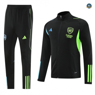 Acheter Max Maillot Veste Survetement Arsenal 2024/25 noir