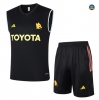 Soldes Max Maillot AS Rome Debardeur 2024/25 Training noir pas cher fiable