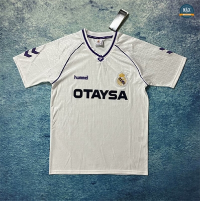 Max Maillot Retro 1990-92 Real Madrid Domicile