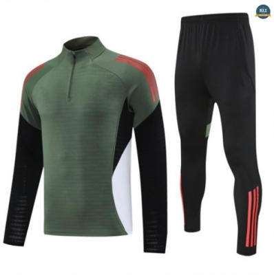 Soldes Max Survetement Bayern Munich 2025/26 Vert/Noir/Rouge/BlanC