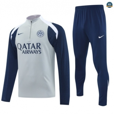 Nouveau Max Survetement Enfant Inter Milan 2025/26 bleu ciel/Bleu Marine/BlanC