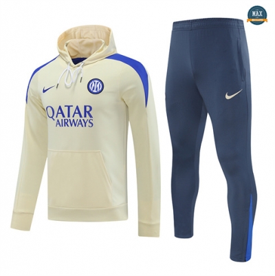 Survetement Sweatshirt à capuche Inter Milan 2024/25 abricot