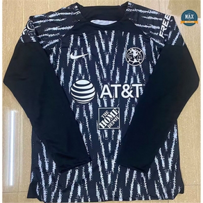 Max Maillot CF América Maillot Gardien De But Manche Longue Noir 2023/24 flocage
