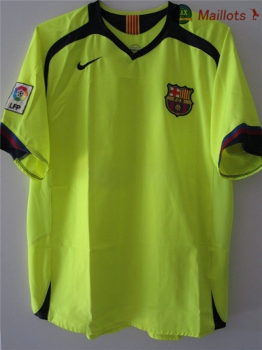 Maillot Retro 2005-06 Barcelone Exterieur Vert