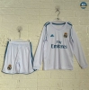 Max Maillot Rétro 2017-18 Real Madrid Enfant Domicile Manche Longue