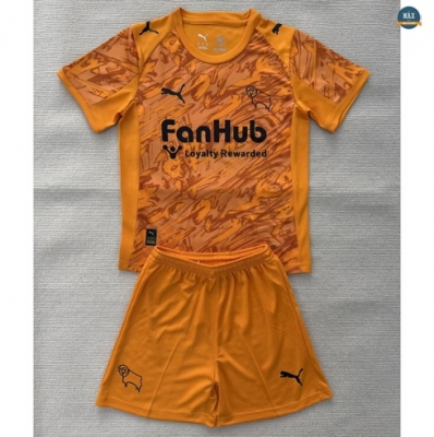 Max Maillots Derby County Enfant Gardien De But Orange 2025/26