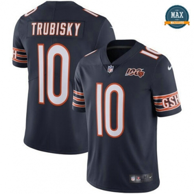Max Maillots Mitchell Trubisky, Chicago Bears - Navy