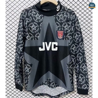 Achetez Max Maillots Retro 1994-95 Arsenal Gardien de but Noir Manche Longue
