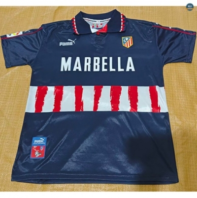 Max Maillots Rétro Atletico Madrid Exterieur Noir 1997-98