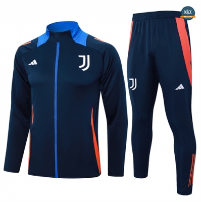 Soldes Max Veste Survetement Enfant Juventus 2024/25 bleu marine