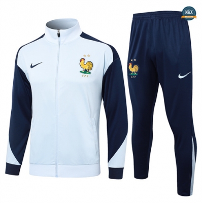 Prix Max Veste Survetement France 2024/25 Bleu