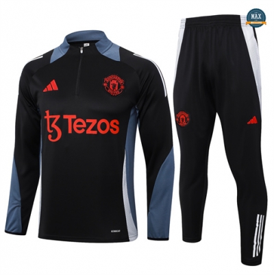 Soldes Max Survetement Manchester United 2024/25 noir
