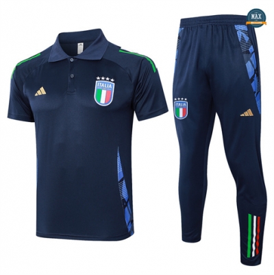 Achetez Max Maillots Training Polo Italie 2024/25 Bleu marine