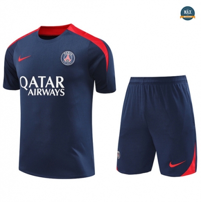 Prix Max Maillot Training Paris Paris Saint Germain + Short 2024/25 bleu marine