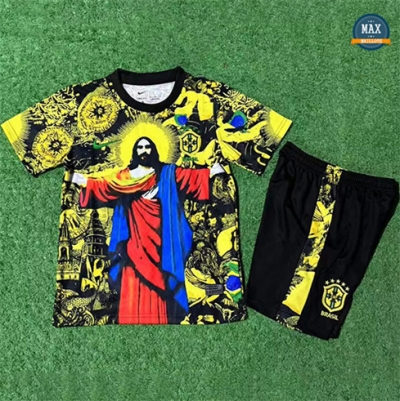 Max Maillots Brésil Enfant Jaune 2025/26