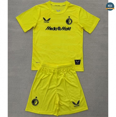 Max Maillots Feyenoord Enfant Gardien de but Jaune 2025/26