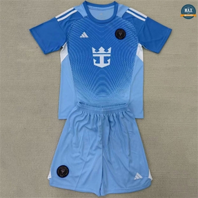 Max Maillot Inter Miami Enfant Gardien De But Bleu 2025/26