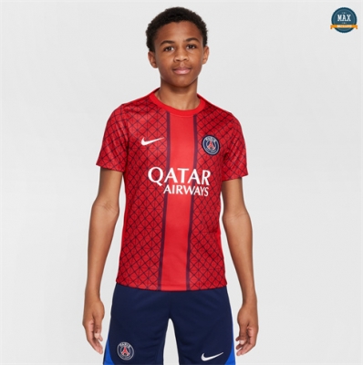 Max Maillot Paris Saint Germain Enfant Pre-match Rouge 2025/26