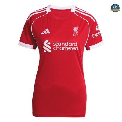 Maillot Foot Liverpool Femme Domicile 2025/26