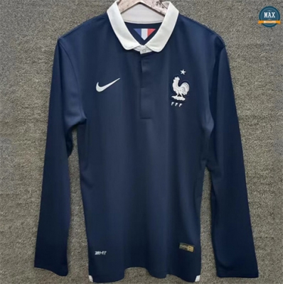 Max Maillot Retro 2014 France Domicile Manche Longue