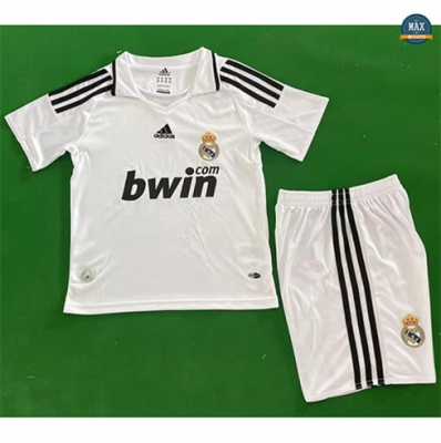 Maillot Retro Foot 2008-09 Real Madrid Enfant Domicile
