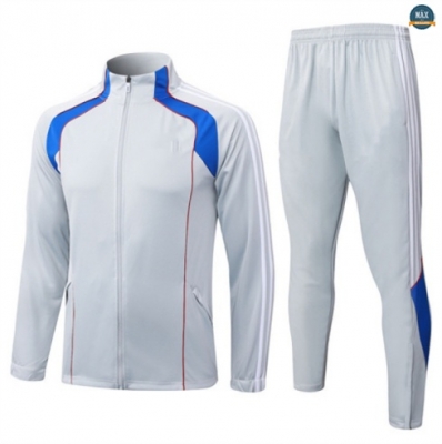 Maxmaillots Veste Survetement Bayern Munich 2025/26 Gris/Bleu Pas Cher