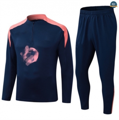 Maxmaillots Survetement Enfant Barcelone 2025/26 Bleu Marine/Rose Online