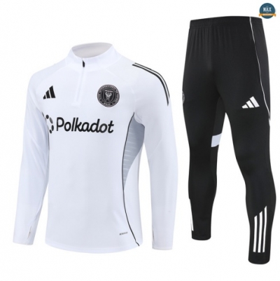 Maxmaillots Survetement Inter Miami 2025/26 Blanc/Noir Online