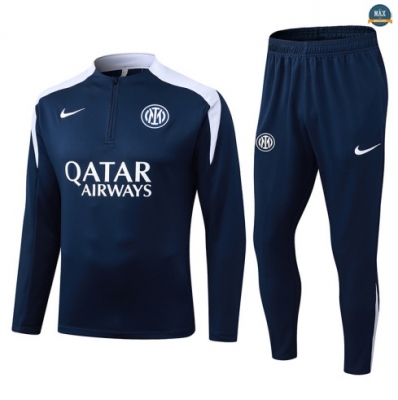 Maxmaillots Survetement Inter Milan 2025/26 Bleu Marine/Blanc discout