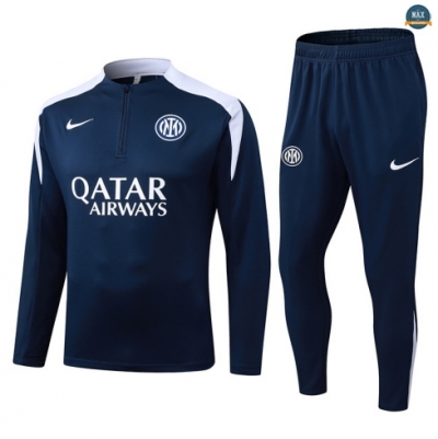 Maxmaillots Survetement Inter Milan 2025/26 Bleu Marine/Blanc discout