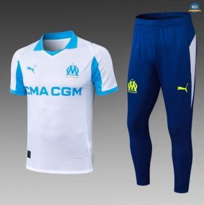 Maxmaillots Training Marseille 2025/26 Blanc/Bleu discout